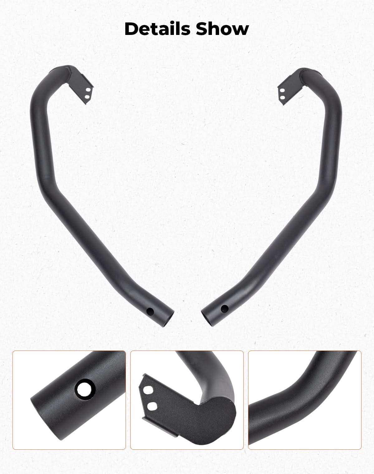 Kemimoto Front Corner Bumper for Can‑Am Commander 2021+