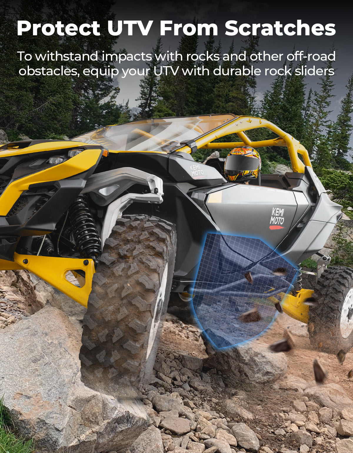 Nerf Bars Rock Sliders for Can‑Am Maverick R 2024+