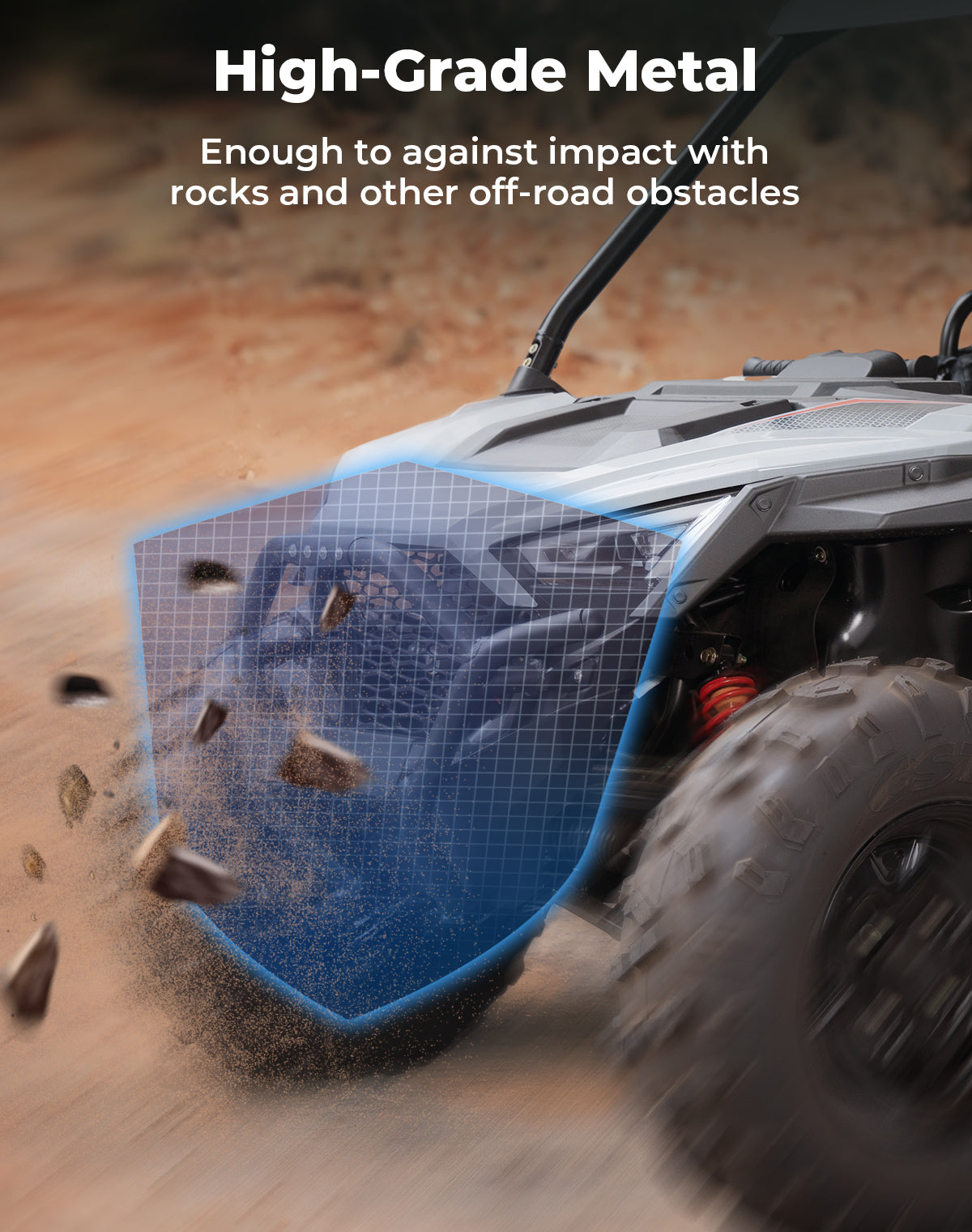 UTV Front Bumper for Polaris RZR 200 2022-2025