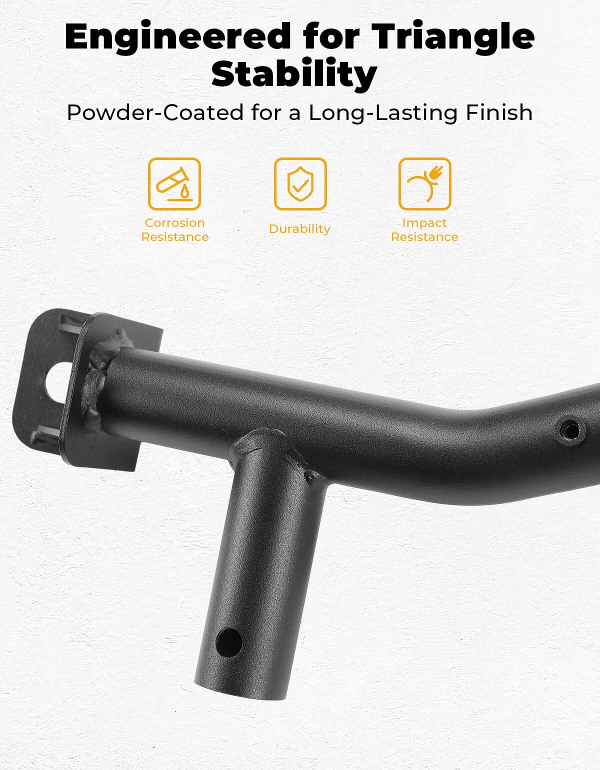 Kemimoto Rear Bumper Rust-Resistant Coating for CFMOTO ZForce 800/950 2023+