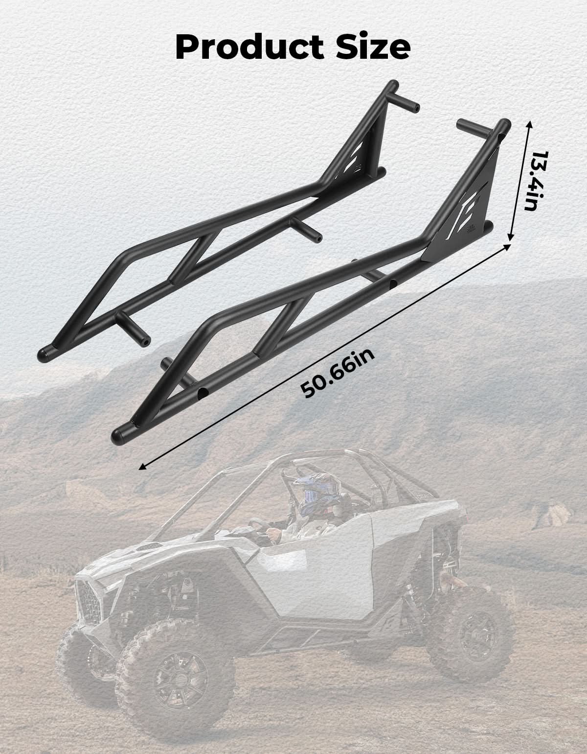 Kemimoto Nerf Bars Step Function for Polaris RZR PRO 2020-2026