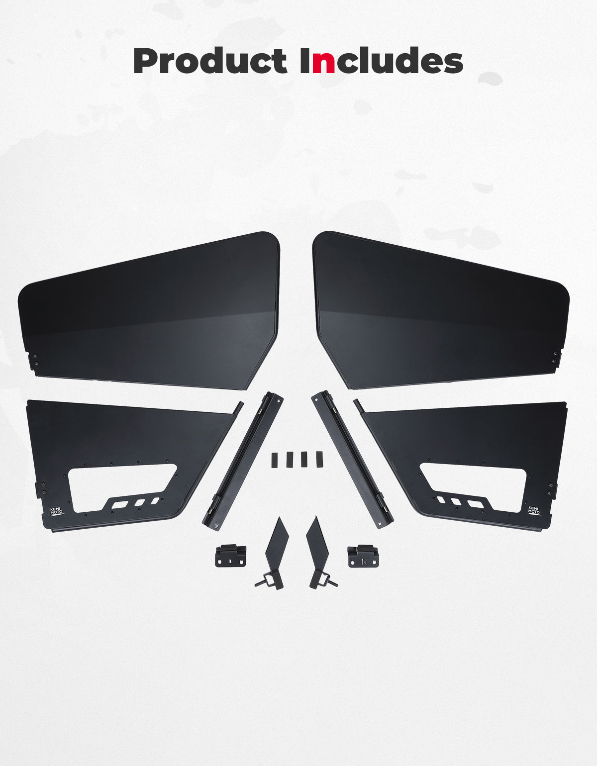 UTV Aluminum Half Doors for Polaris Ranger XP 1000 2018-2026