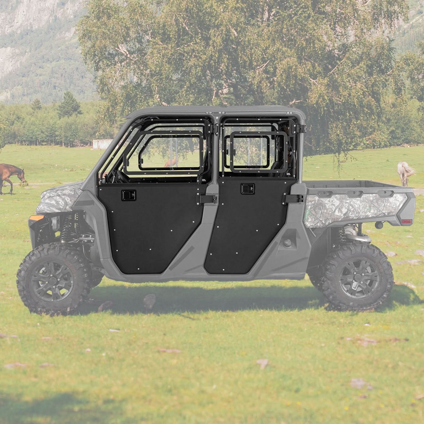 Kemimoto Doors with Sliding Window for CFMOTO UFORCE 1000 XL