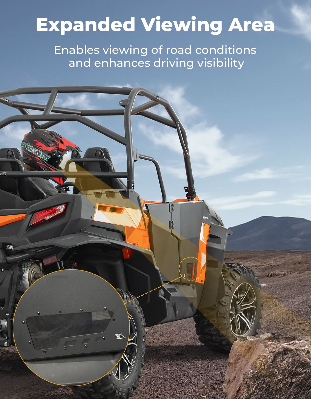 Kemimoto Aluminum Door for CFMOTO ZFORCE UTV