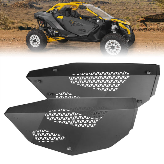 Kemimoto Aluminum Half Door Black for Can‑Am Maverick R 2024‑2025