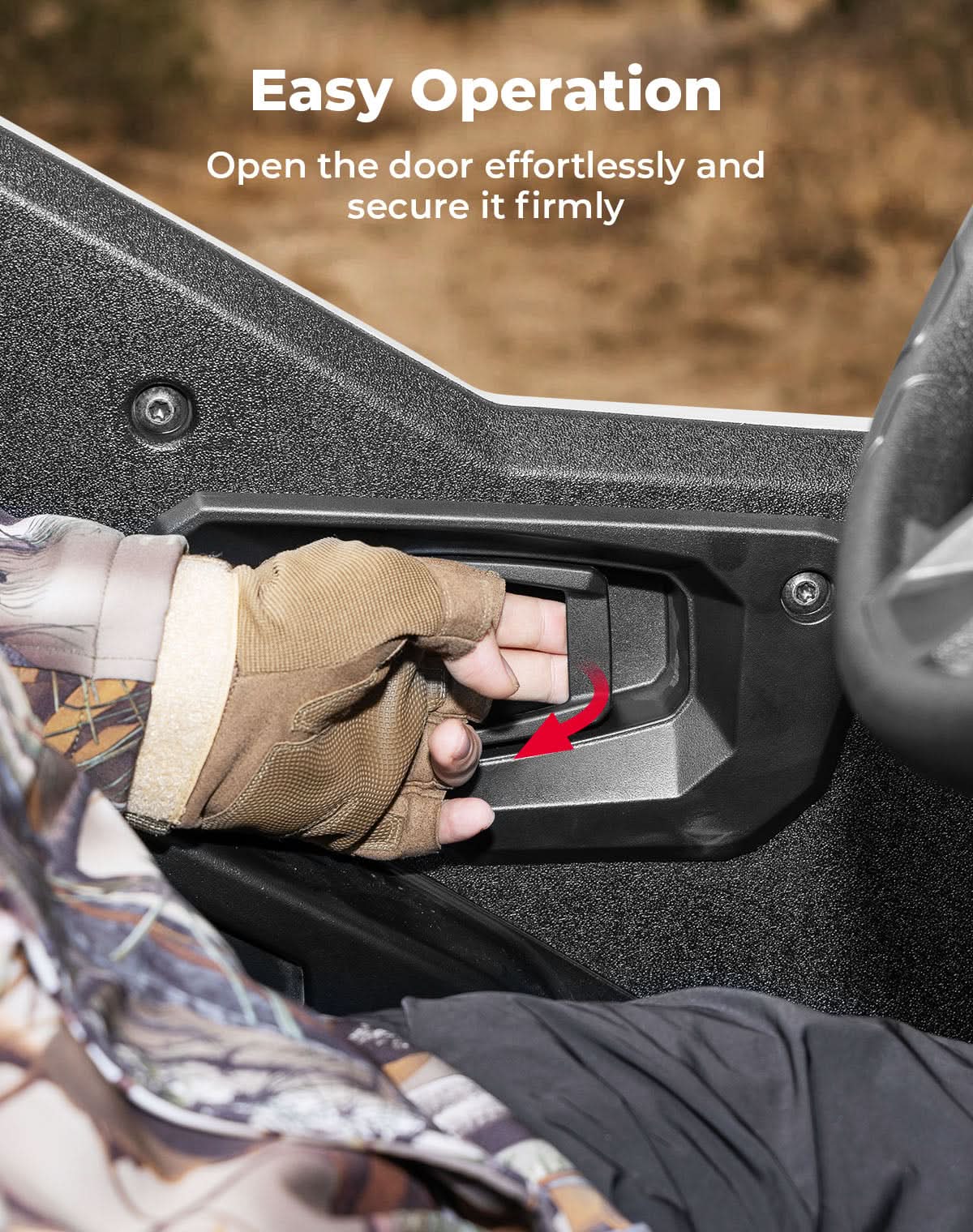 UTV Inside Door Handle Assembly for Polaris General 1000/4 1000 /XP 1000 /XP 4 1000 Replaces #7082216