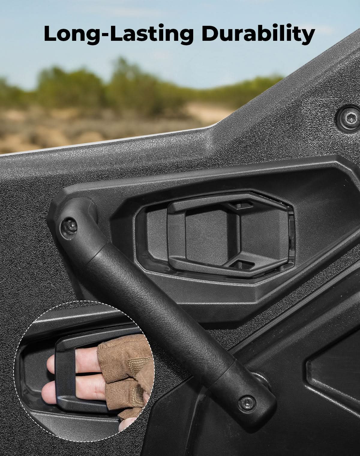 UTV Inside Door Handle Assembly for Polaris General 1000/4 1000 /XP 1000 /XP 4 1000 Replaces #7082216