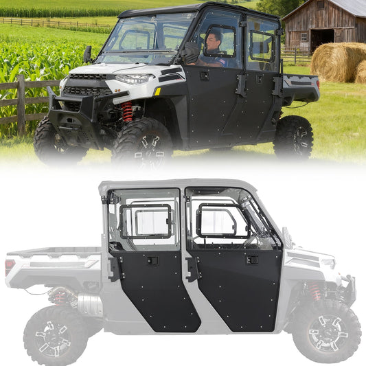 Kemimoto 2-in-1 Convertible UTV Door With Vented Window