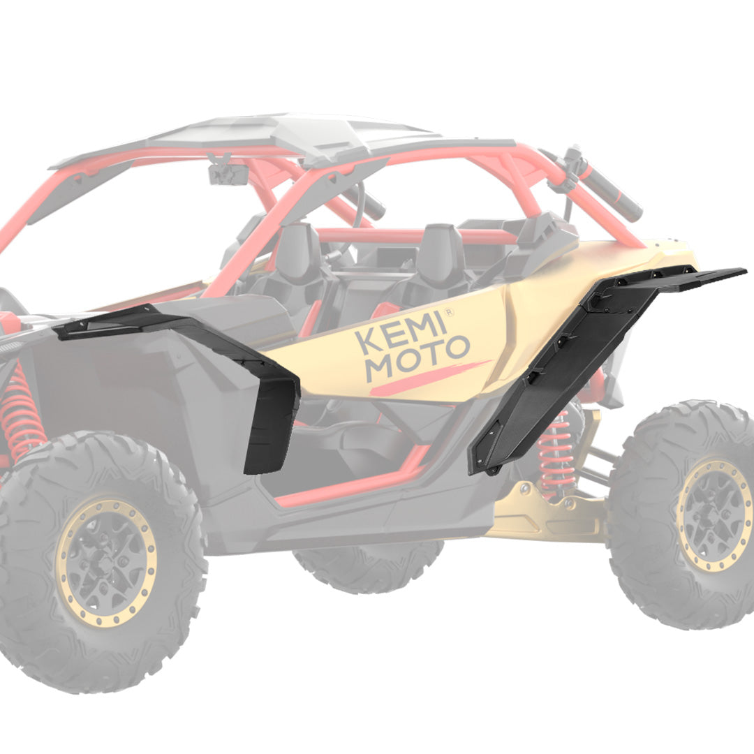 Kemimoto Upgraded Extended Fender Flares for Can‑Am Maverick X3/X3 Max