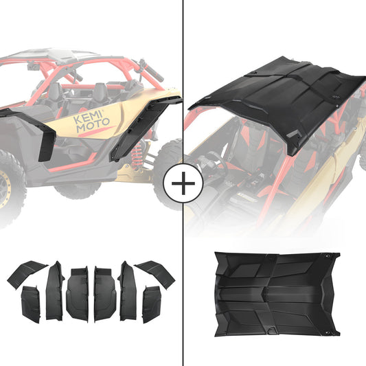 Extended Fender Flares and Hard Roof for Can‑Am Maverick X3 MAX