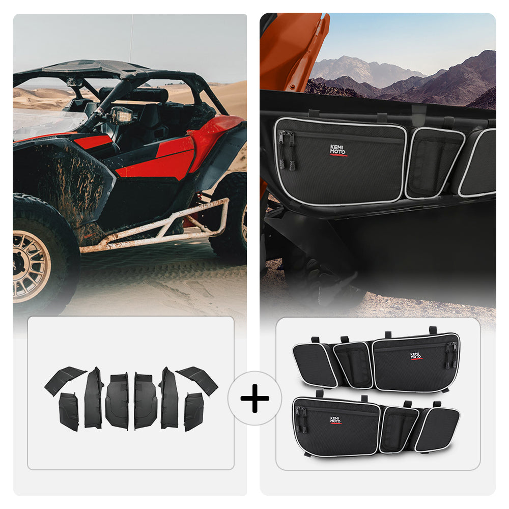 KEMIMOTO XXL Fender Flares & Door Bags for Can‑Am Maverick X3
