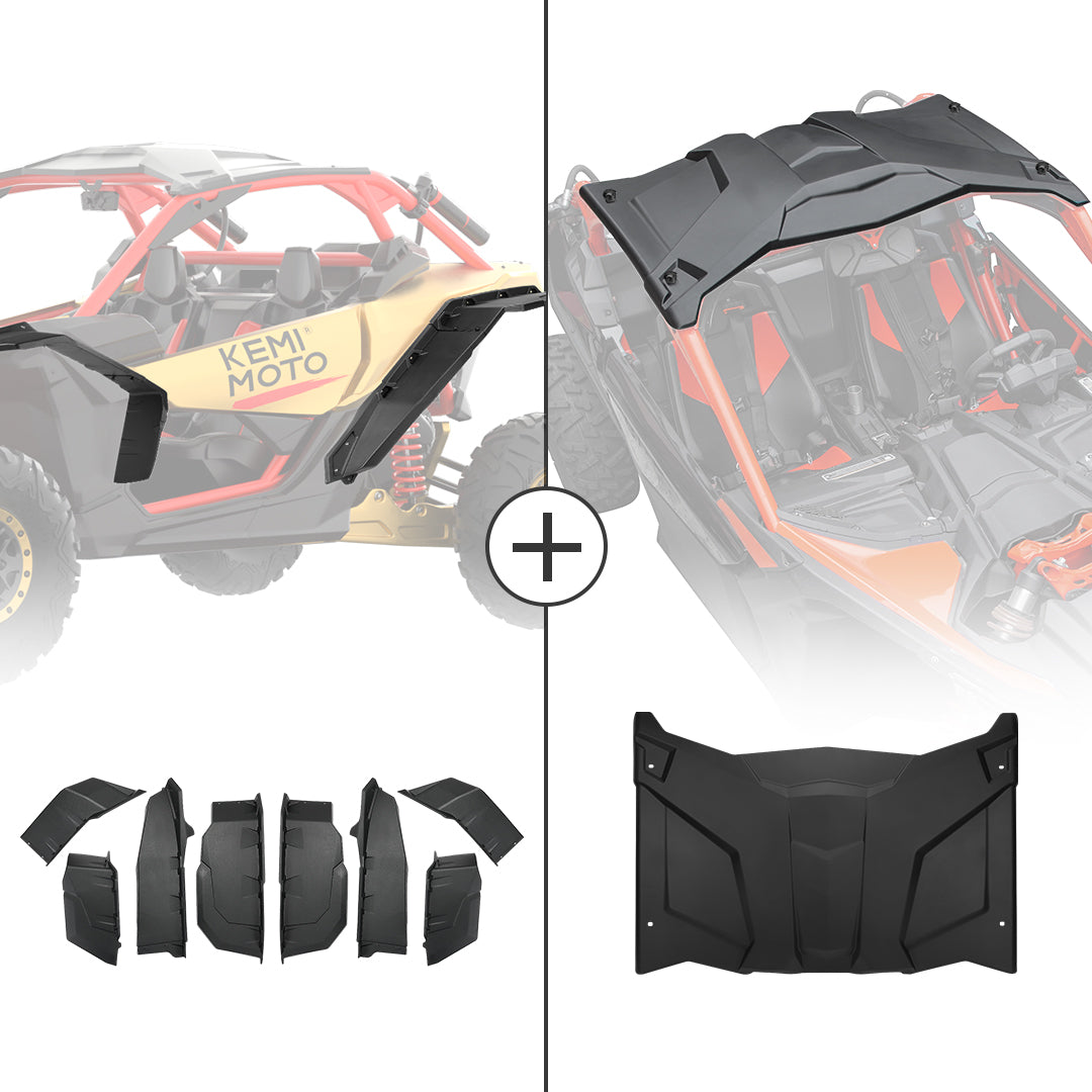 KEMIMOTO Extended Fender Flares and Hard Roof XXL Upgraded