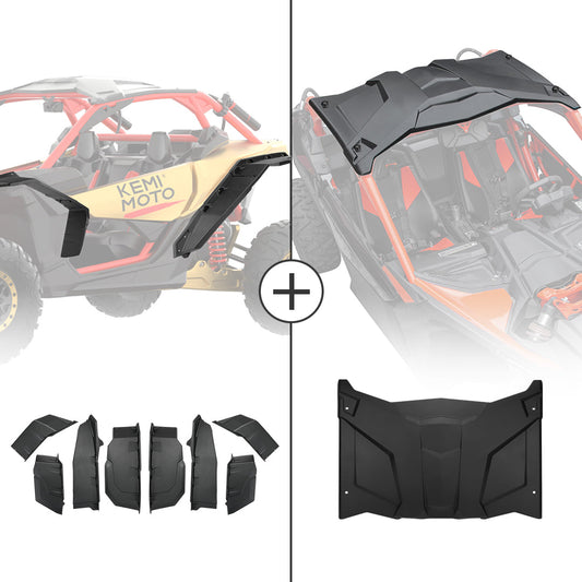 KEMIMOTO Extended Fender Flares and Hard Roof XXL Upgraded