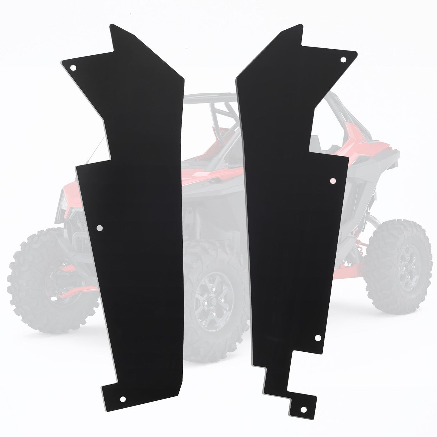 Kemimoto Rear Door Bags and Fender Flares for Polaris RZR