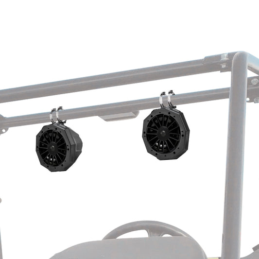 KEMIMOTO 6.5" Speaker Cage Swivel Pods With 1.75–2" Mounting Clamps