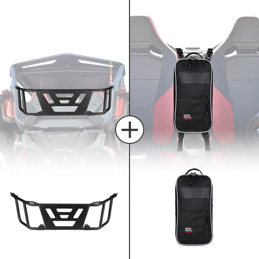 Kemimoto Tailgate Extender Center Storage Bag 2‑Pack for Honda Talon