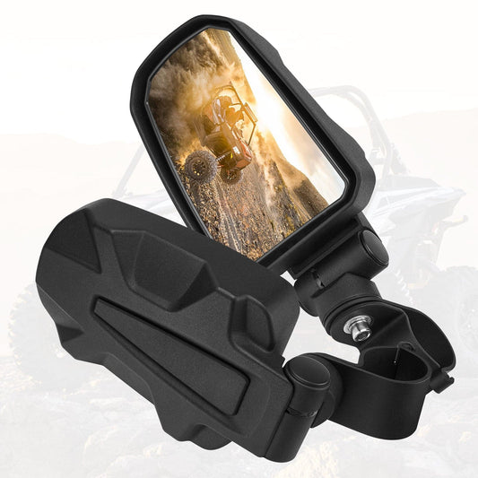 Adjustable Side View Convex Mirror for 1.75" Roll Cage Fit Honda