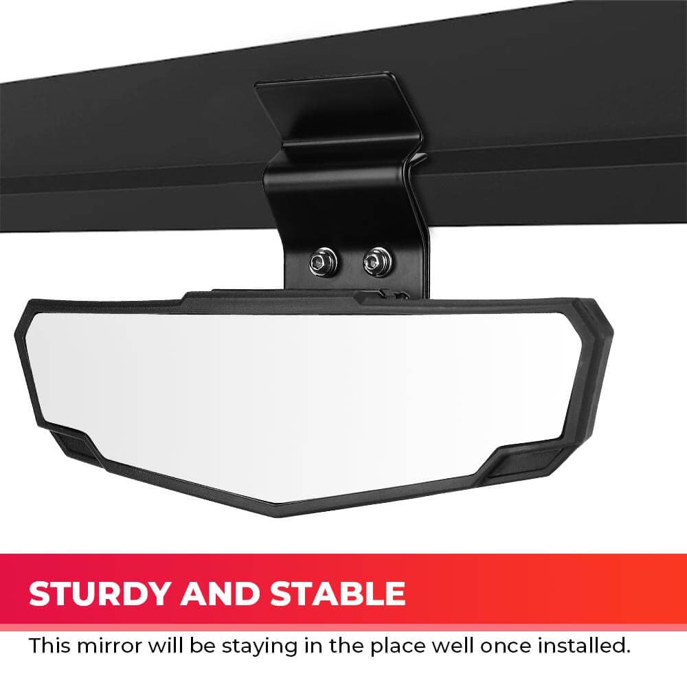 KEMIMOTO Polaris Ranger Cargo Storage Box & Rear View Mirror