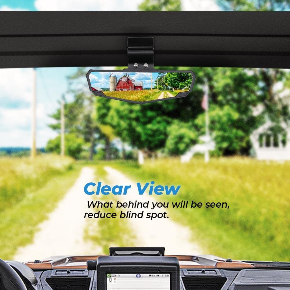 KEMIMOTO Rear View Mirror for Polaris Ranger & Can‑Am Defender