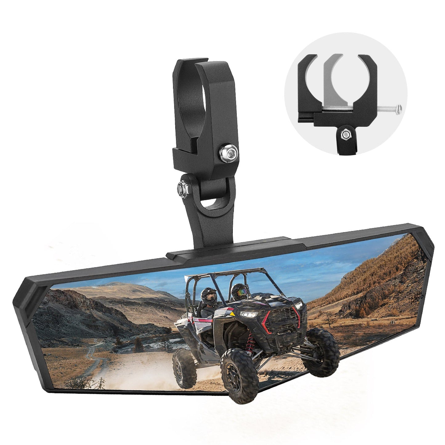 UTV 1.75" / 2" Side Mirror and Race Convex Mirror
