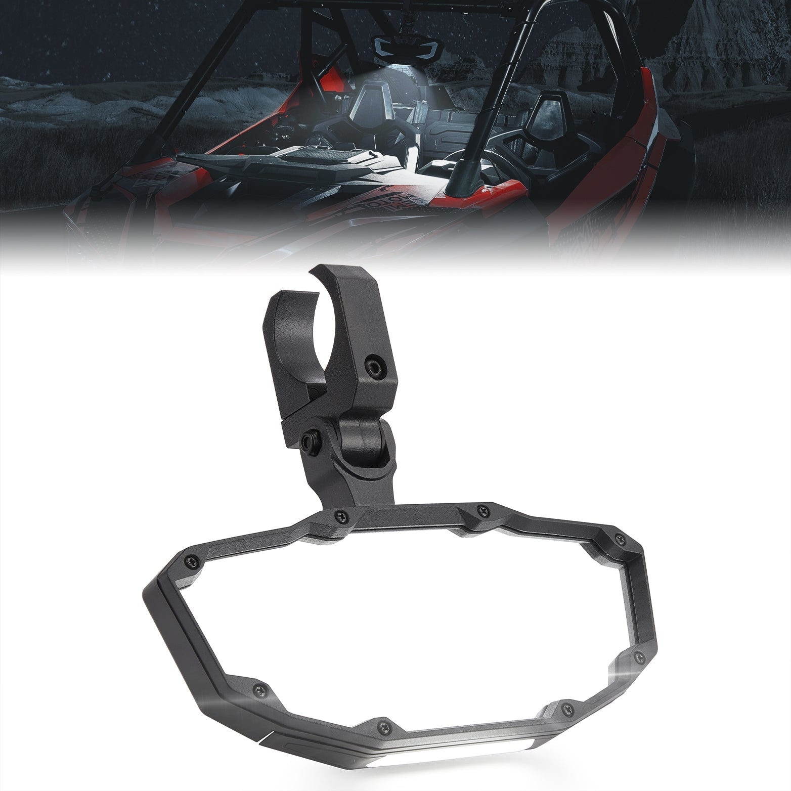 Kemimoto Universal Side Rear View Mirrors Set, Adjustable Break-Away