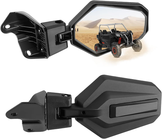 KEMIMOTO Adjustable Folding Side Mirrors for Can‑Am Maverick Sport Trail
