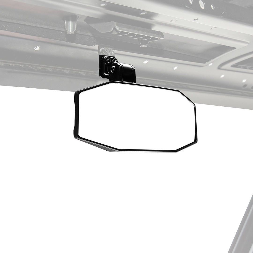 Kemimoto Adjustable Wide-View Convex Rear Mirror for Polaris Ranger