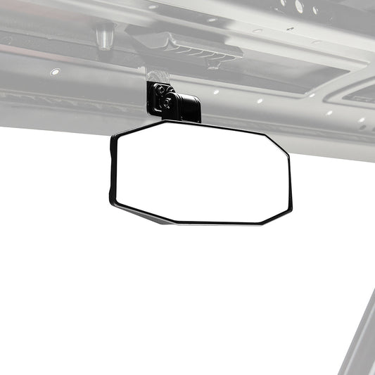 Kemimoto Adjustable Wide-View Convex Rear Mirror for Polaris Ranger