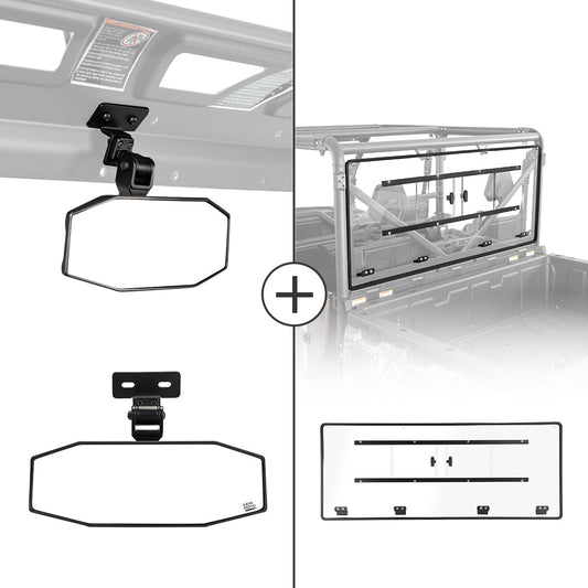 Airflow Sliding Vented Rear Windshield & Rear Mirros for CFMOTO UFORCE 1000
