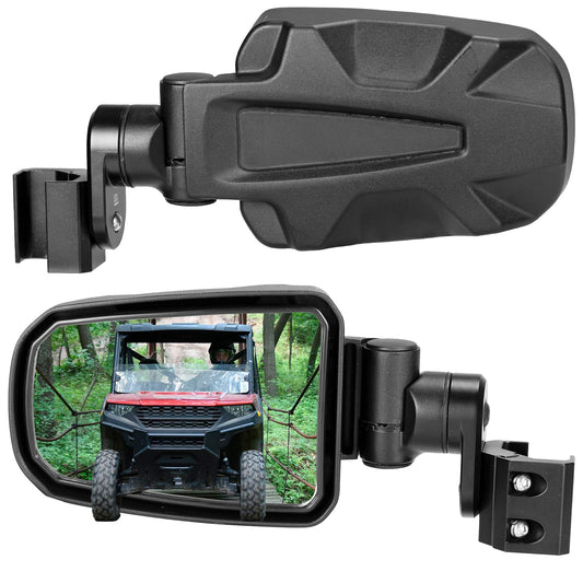 Kemimoto CNC Aluminum Pro-Fit Side Mirrors for Polaris Ranger