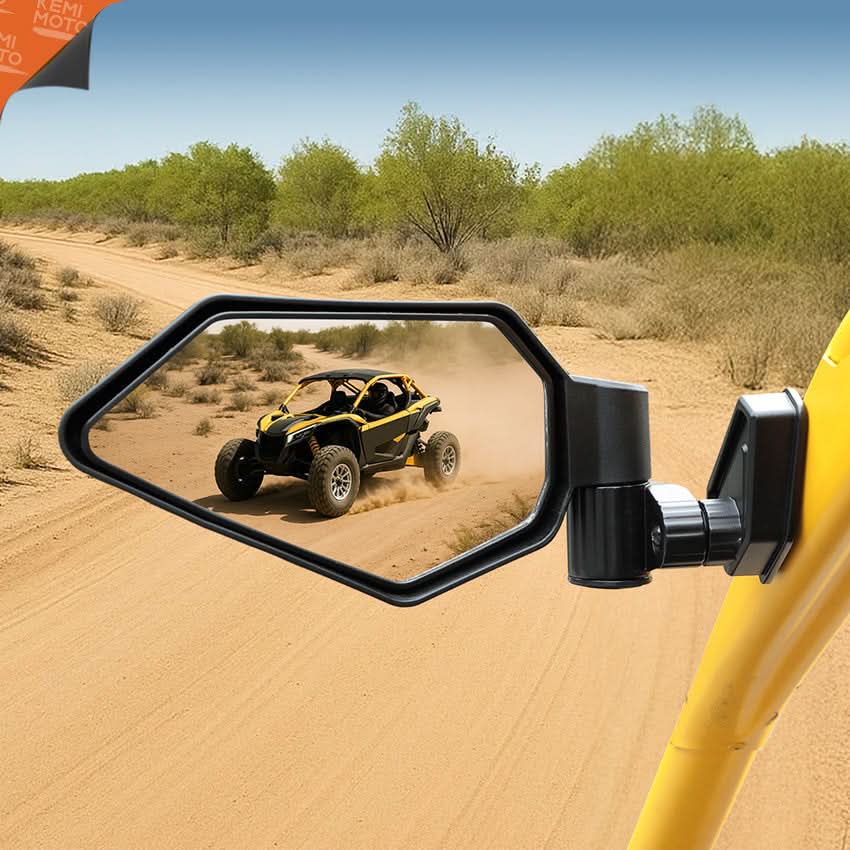 Kemimoto Automatic Folding Side View Mirrors Shatterproof Glass