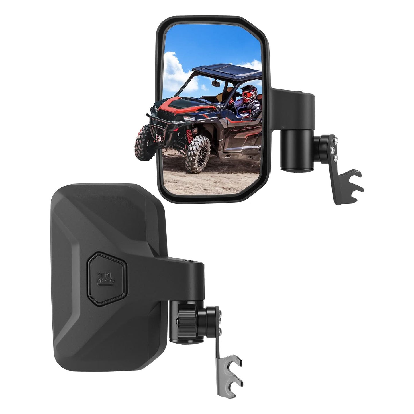 Kemimoto Spring Back Side Mirrors for Polaris General 1000