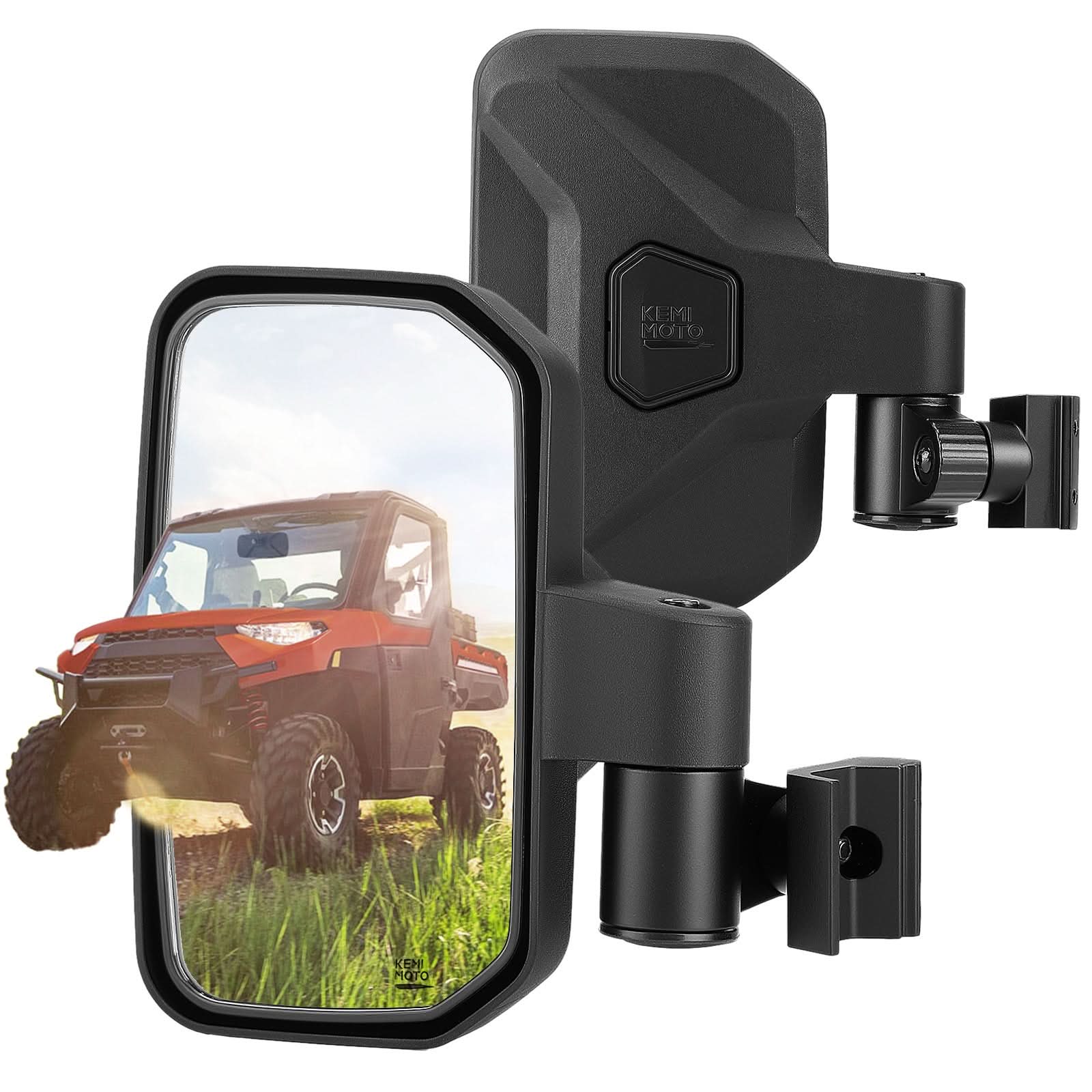 Kemimoto Spring-Back UTV Side Mirrors for Polaris Can-Am CFMOTO