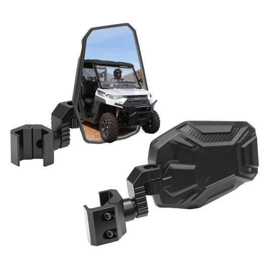 Kemimoto UTV Side Rear View Mirrors Windshield-Compatible