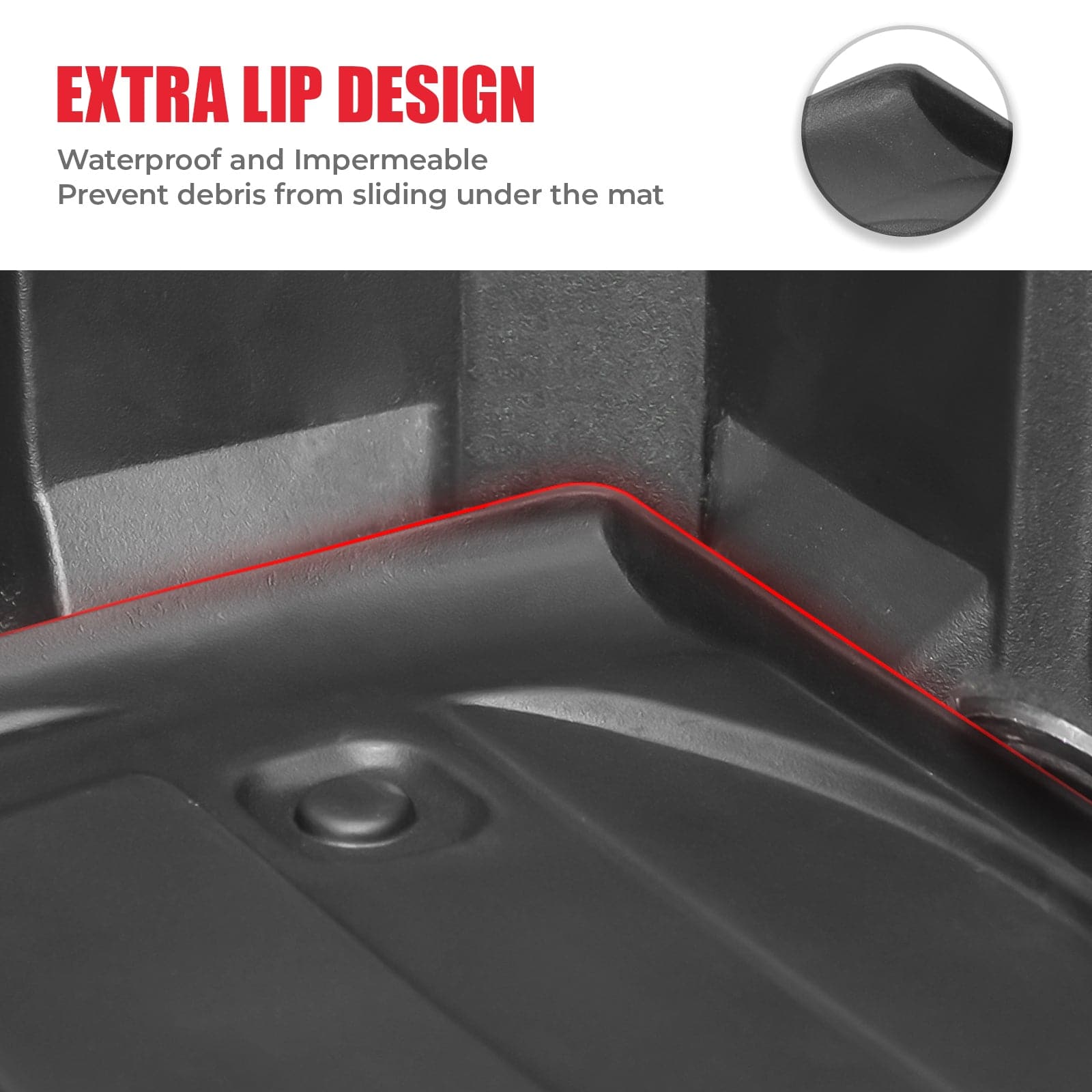 Kemimoto TPE Floor Mats & Bed Liner for Can‑Am Defender