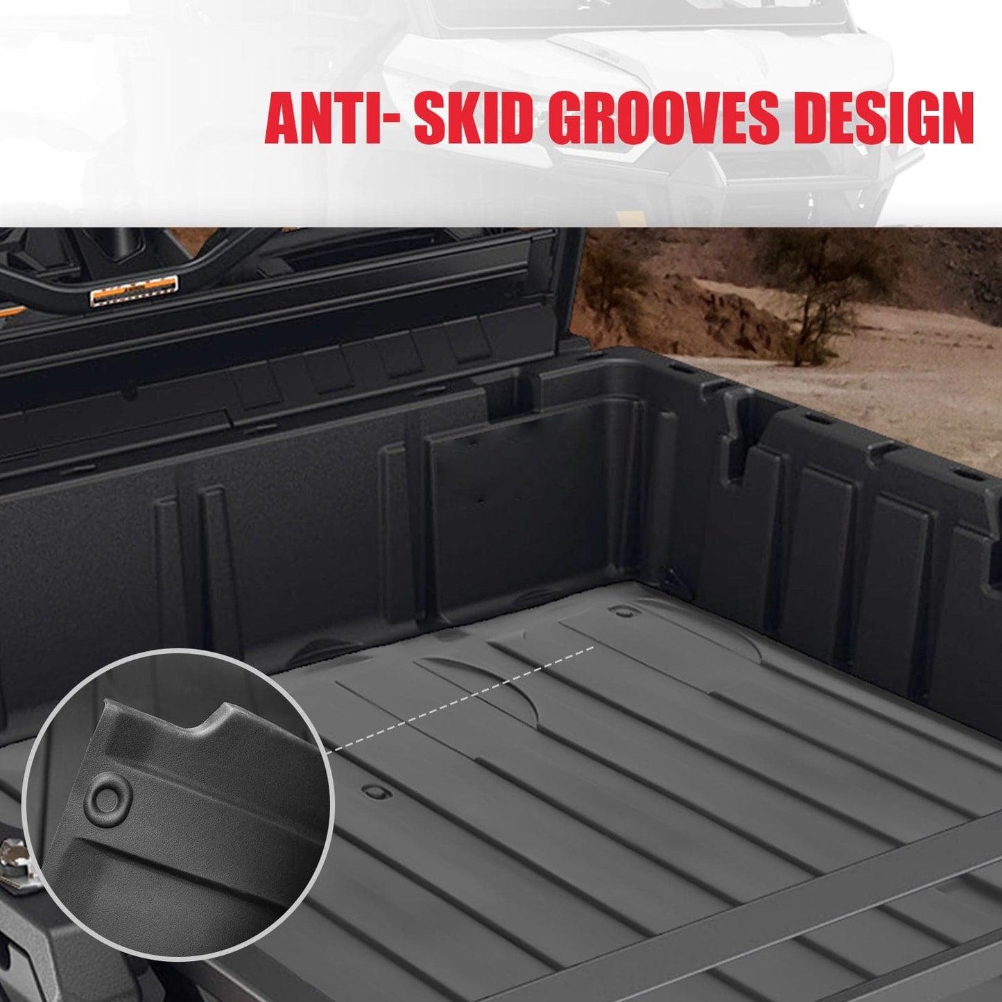 Kemimoto TPE Floor Mats & Bed Liner for Can‑Am Defender
