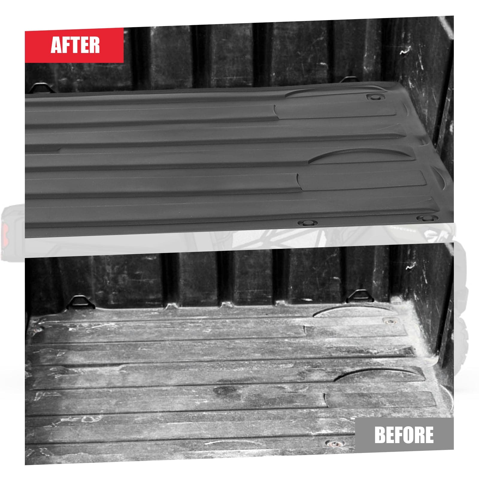 KEMIMOTO Rubber Full Bed Liner for Can‑Am Defender