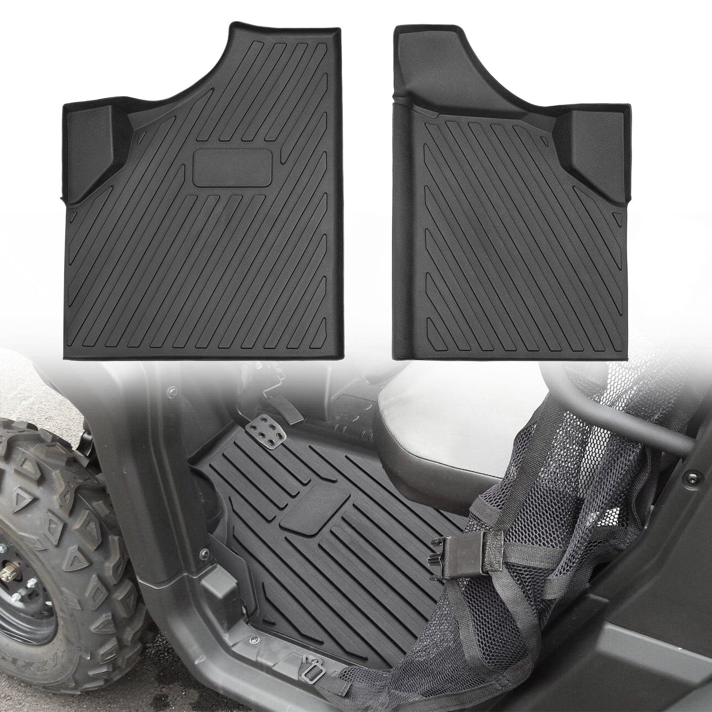 KEMIMOTO TPE Floor Mats for Can‑Am Defender 2016‑2024
