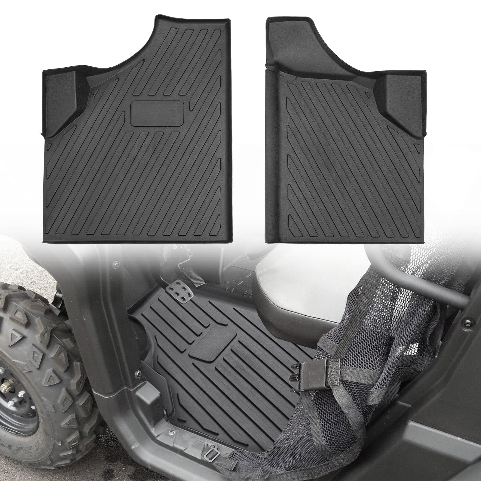 KEMIMOTO TPE Floor Mats for Can‑Am Defender 2016‑2024