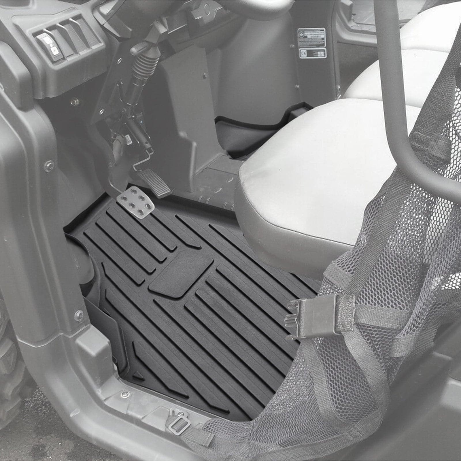 KEMIMOTO TPE Floor Mats for Can‑Am Defender 2016‑2024