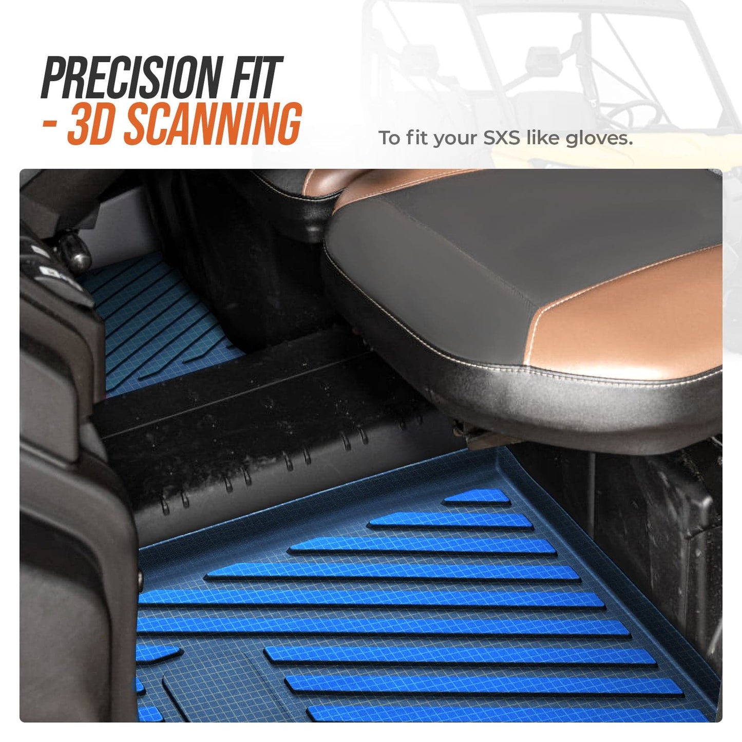 TPE Floor Mats and Bed Liner for Can‑Am Defender