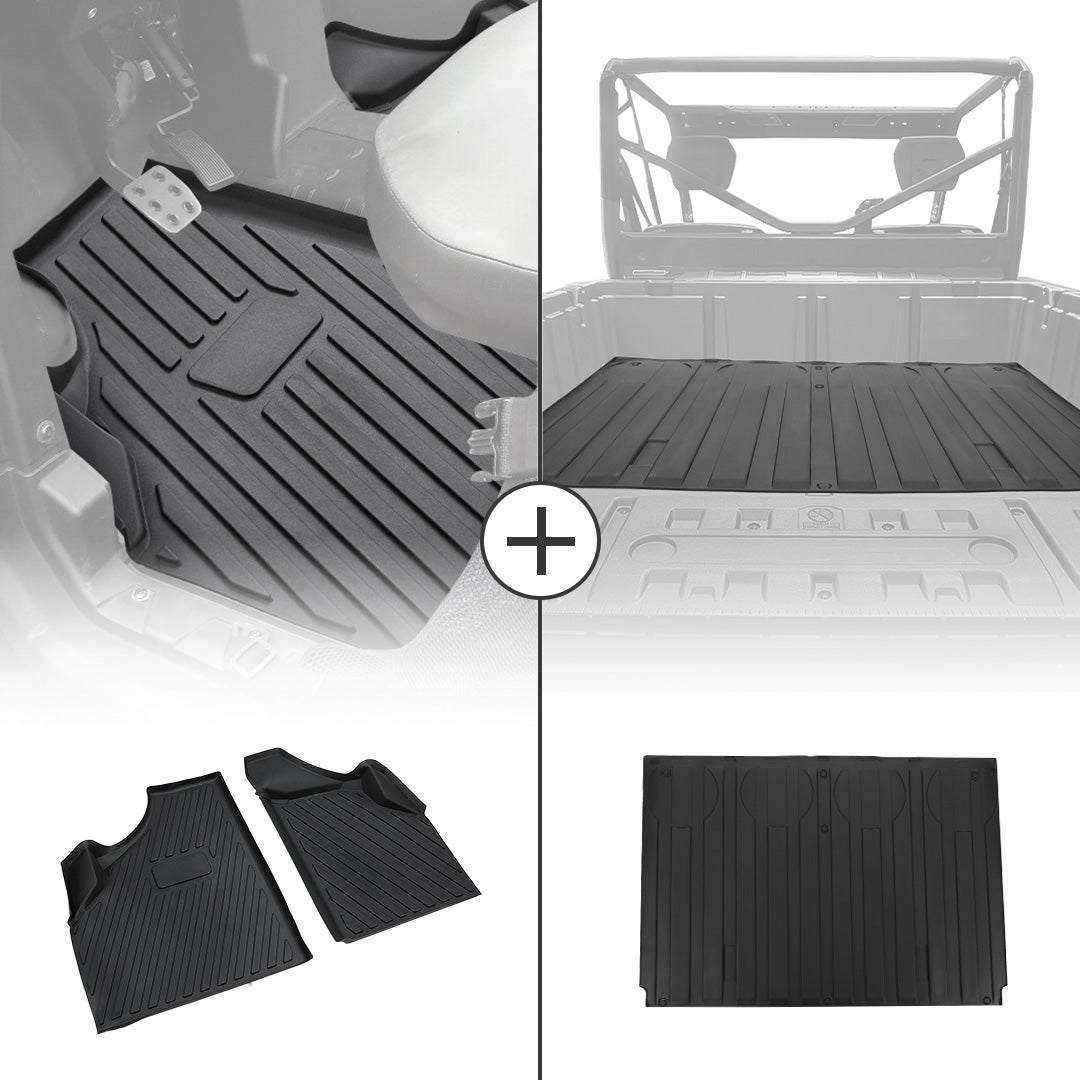 TPE Floor Mats and Bed Liner for Can‑Am Defender