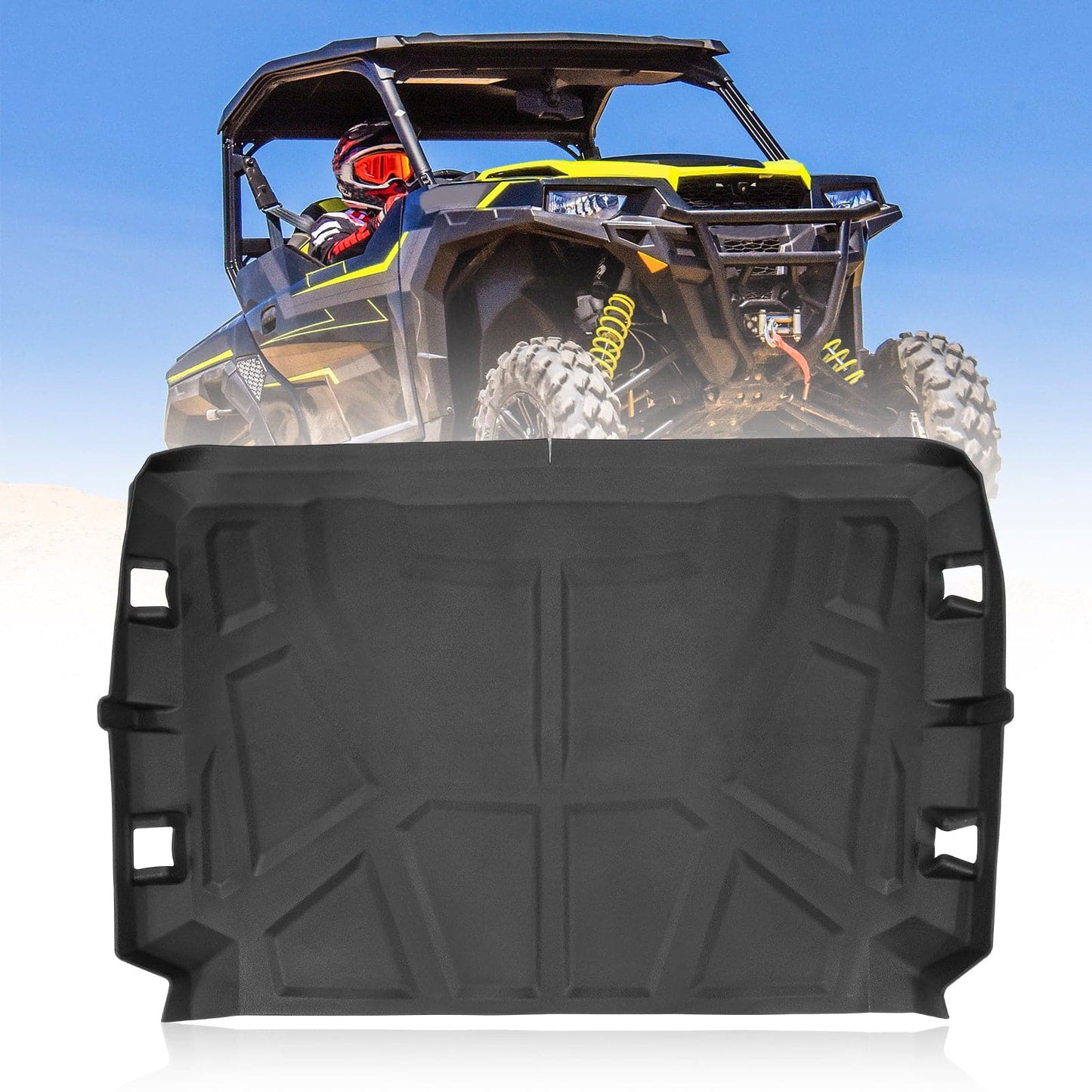 KEMIMOTO Bed Liner Mat Extra Lip Polaris General 1000