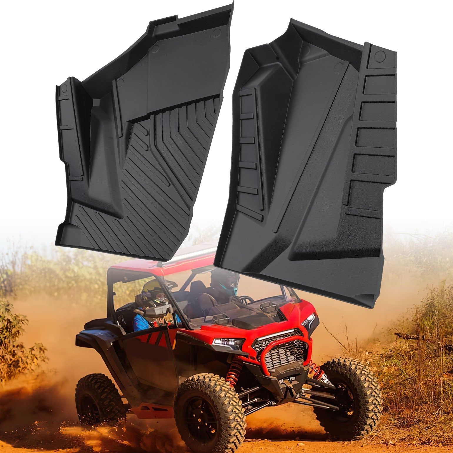 Kemimoto TPE Floor Mats for Polaris RZR XP 1000/4 2024-2025