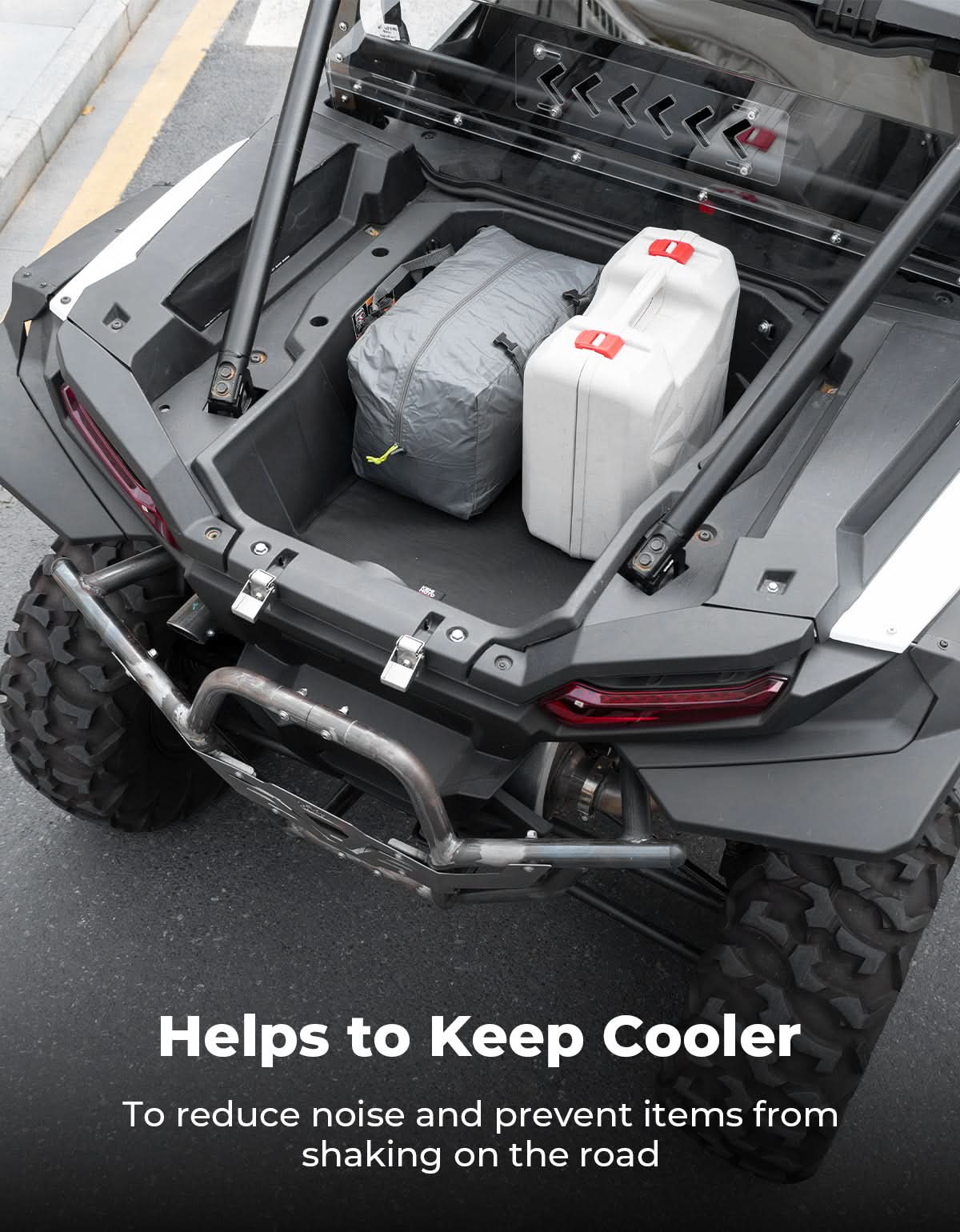 Kemimoto UTV Padded Heat Shield for Polaris RZR 2014-2025