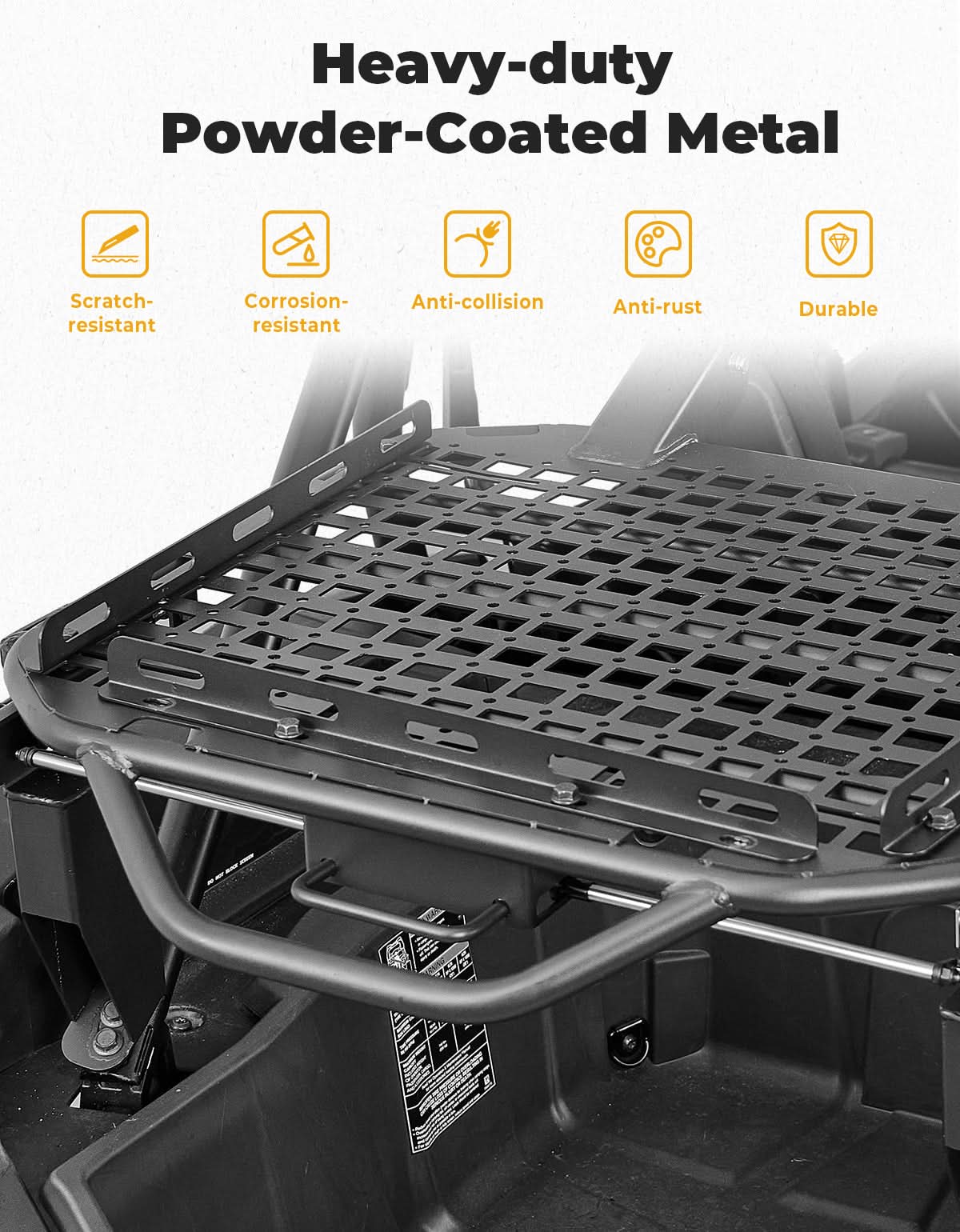 Kemimoto UTV Tire Carrier for Polaris RZR XP 1000 2024-2026