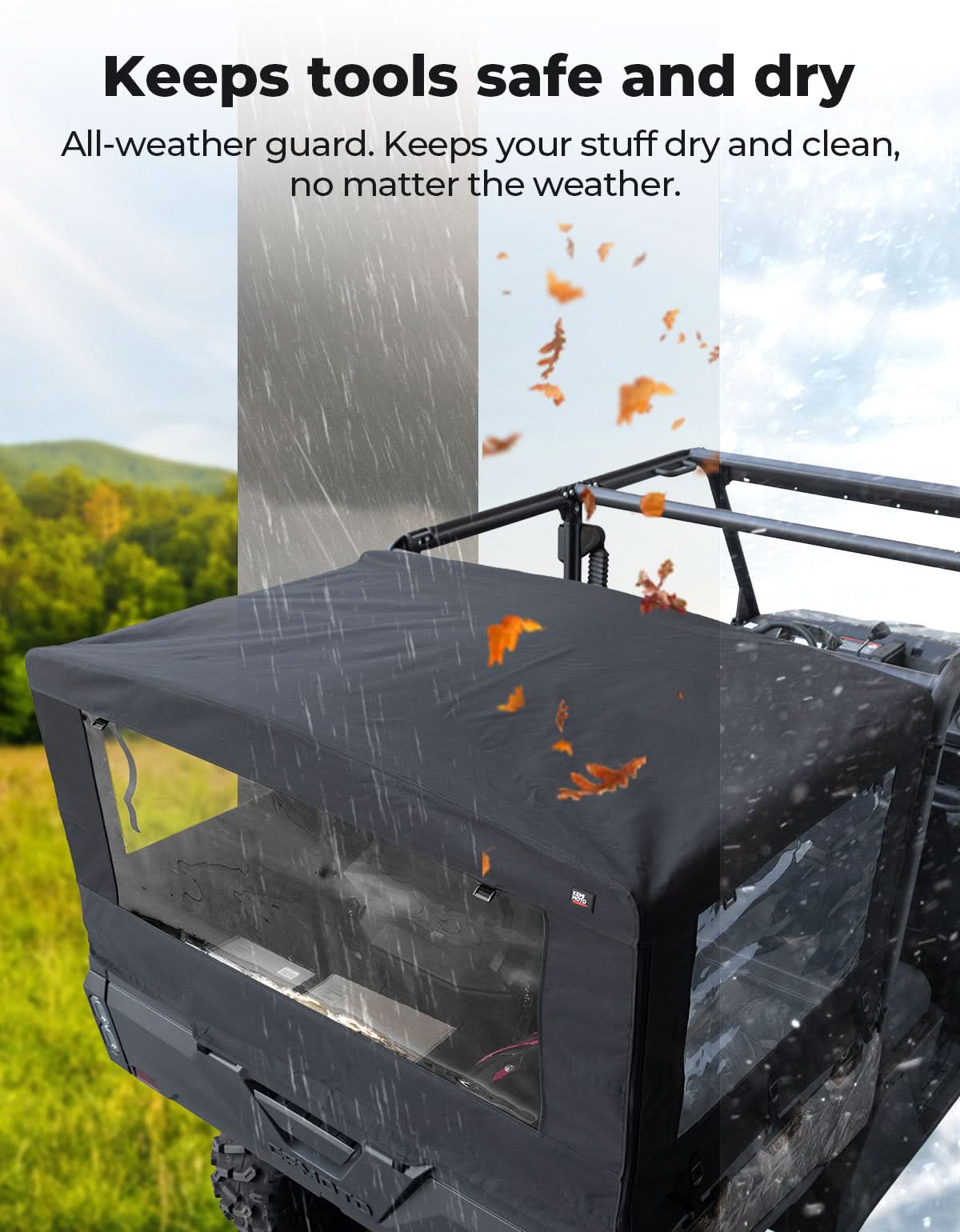 Kemimoto UTV Cargo Cover for CFMOTO UForce 1000 XL