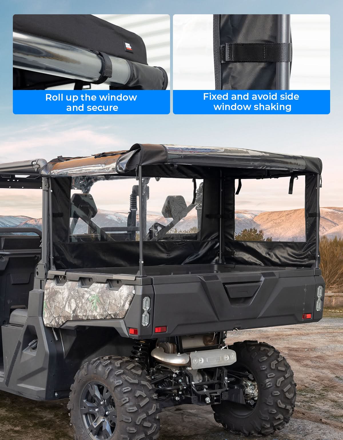 Kemimoto UTV Cargo Cover for CFMOTO UForce 1000 XL