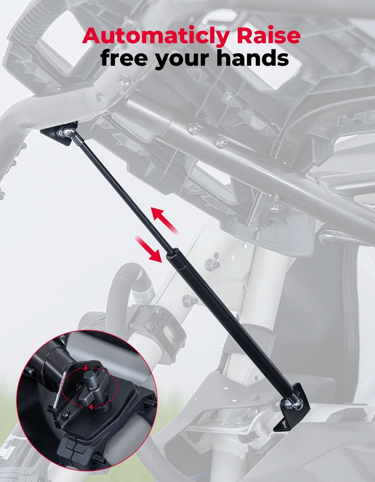 Pivoting Rear Cargo Rack for Can‑Am Maverick X3/Max 2017‑2026