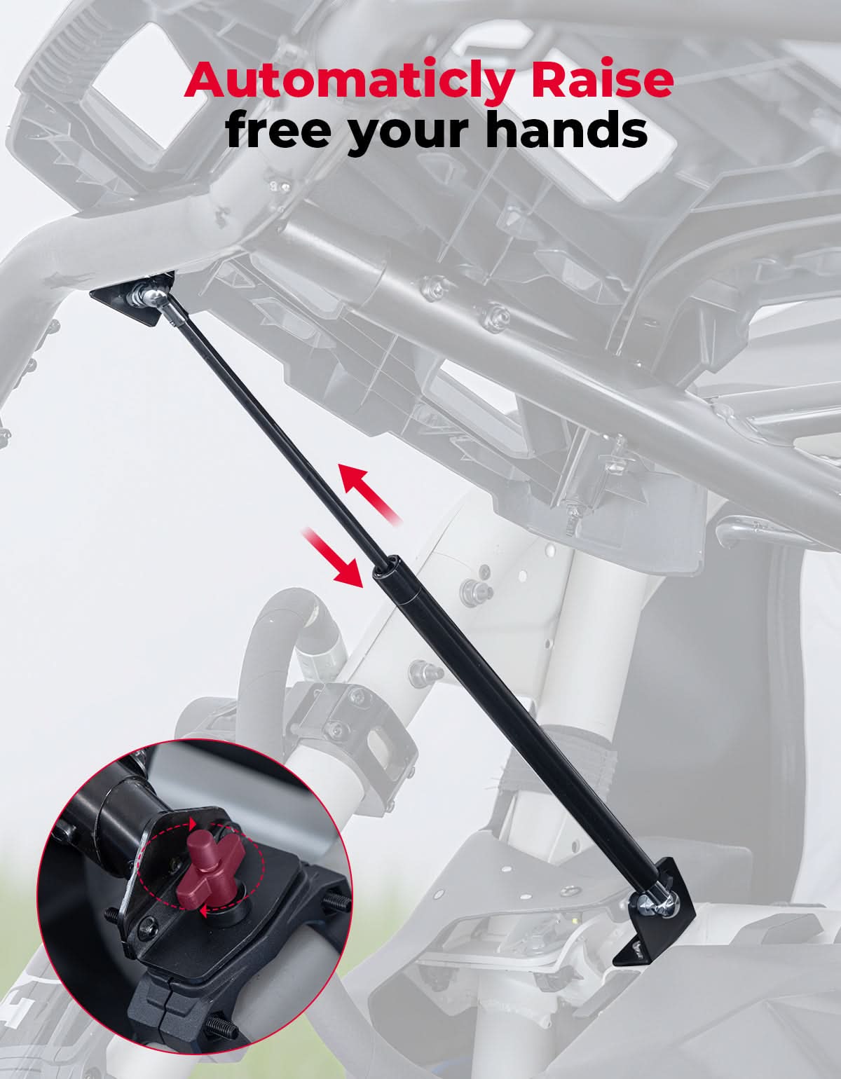 Pivoting Rear Cargo Rack for Can‑Am Maverick X3/Max 2017‑2026